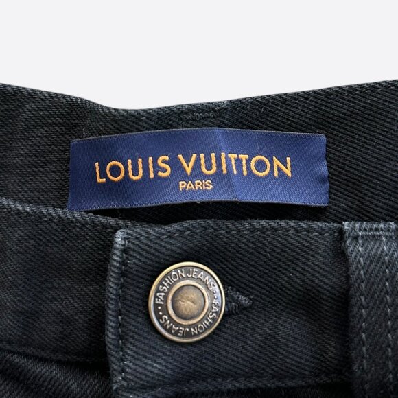 Louis Vuitton Black Monogram Carpenter Pants - Picture 3 of 8